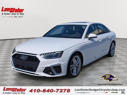 Arkona White 2024 Audi A4 45 S line Premium Plus