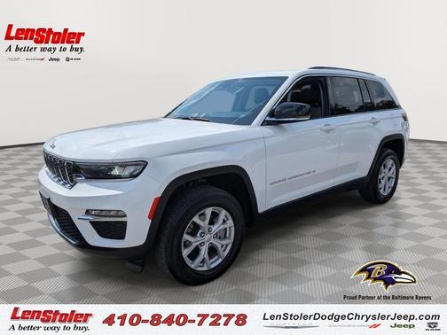 Bright White Clearcoat 2023 Jeep Grand Cherokee Limited