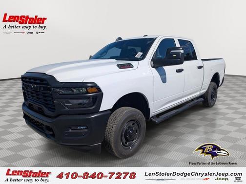 Bright White Clearcoat 2026 RAM 2500 Tradesman Crew Cab 4x4 6'4' Box