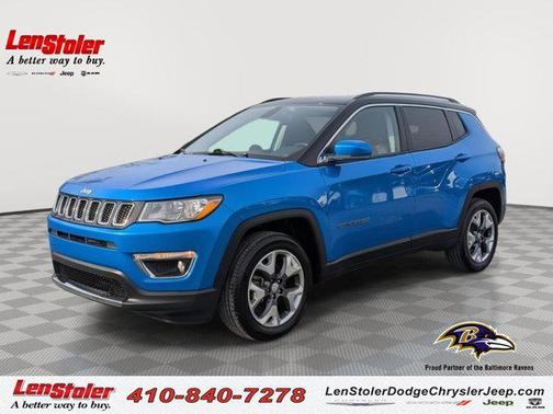 Laser Blue Pearlcoat 2019 Jeep Compass Limited