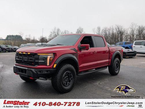 Rapid Red Metallic Tinted Clearcoat 2024 Ford F-150 Raptor
