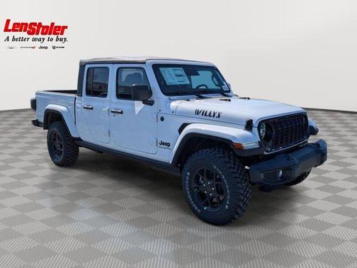 Bright White Clearcoat 2026 Jeep Gladiator Willys 4x4