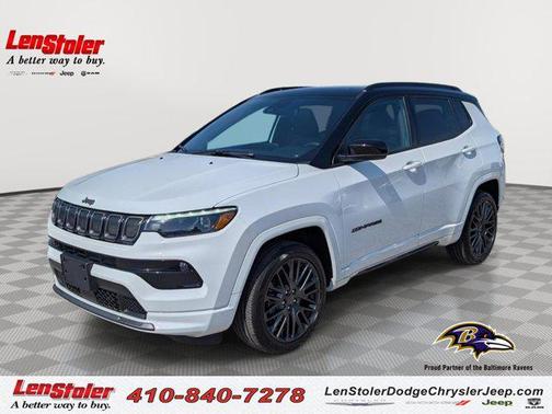 Bright White Clearcoat 2022 Jeep Compass High Altitude