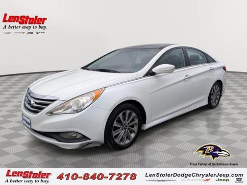 Pearl White 2014 Hyundai SONATA Limited