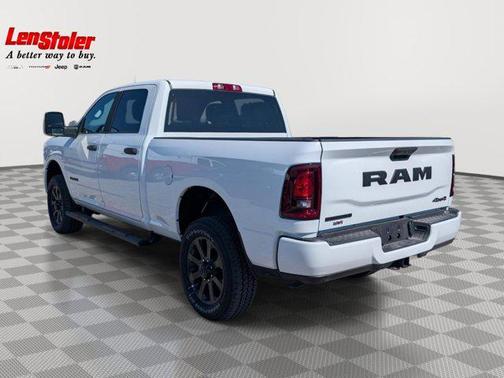 Bright White Clearcoat 2026 RAM 2500 Big Horn Crew Cab 4x4 6'4' Box