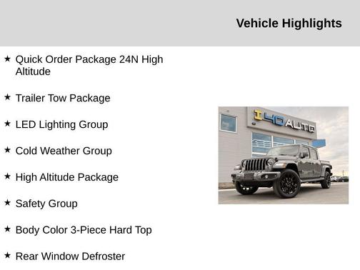 2022 Jeep Gladiator High Altitude 4x4