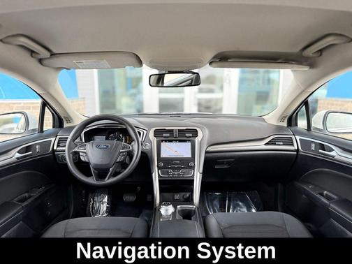 Oxford White 2019 Ford Fusion Hybrid SE