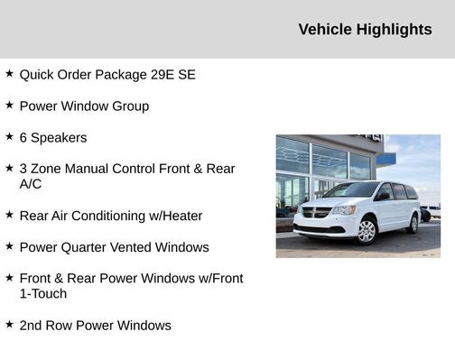 2016 Dodge Grand Caravan AVP/SE