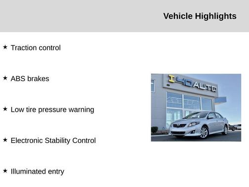 2010 Toyota Corolla S