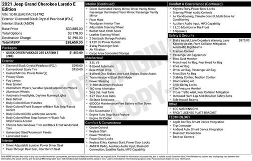 2021 Jeep Grand Cherokee Laredo