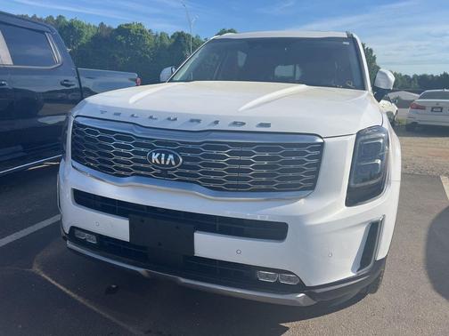 Glacial White Pearl 2021 Kia Telluride SX