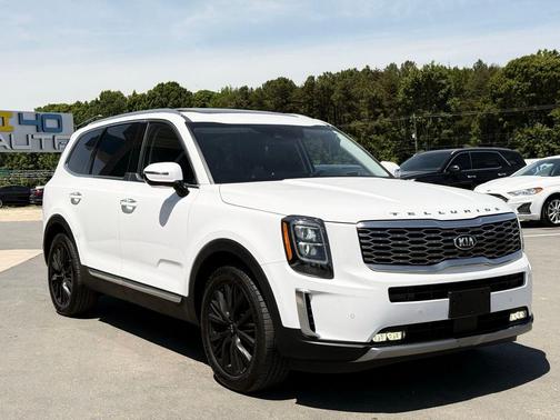 Glacial White Pearl 2021 Kia Telluride SX