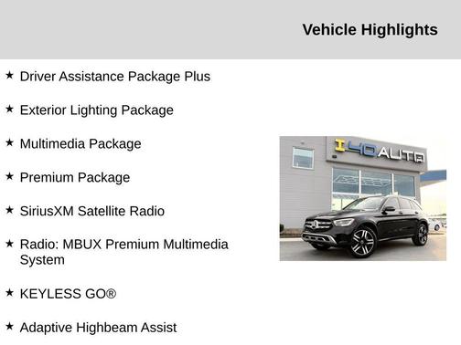 Black 2020 Mercedes-Benz GLC 300 4MATIC