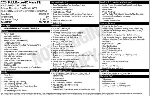2024 Buick Encore GX Avenir
