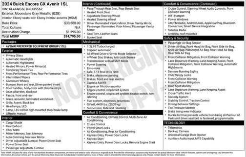 2024 Buick Encore GX Avenir