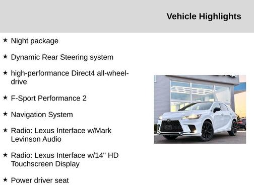 2023 Lexus RX 500h F SPORT Performance