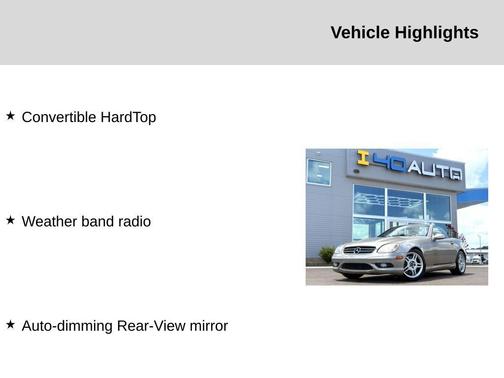 2004 Mercedes-Benz SLK-Class SLK32 AMG