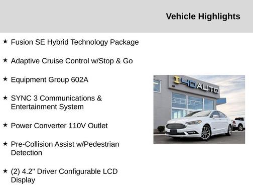 2017 Ford Fusion Hybrid SE