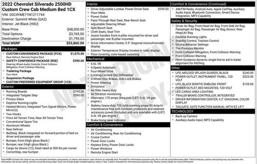 2022 Chevrolet Silverado 2500 Custom