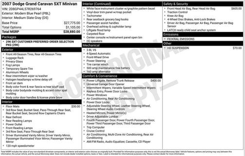 2007 Dodge Grand Caravan SXT