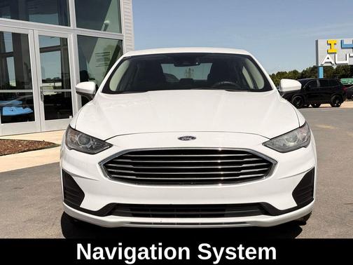 Oxford White 2019 Ford Fusion Hybrid SE
