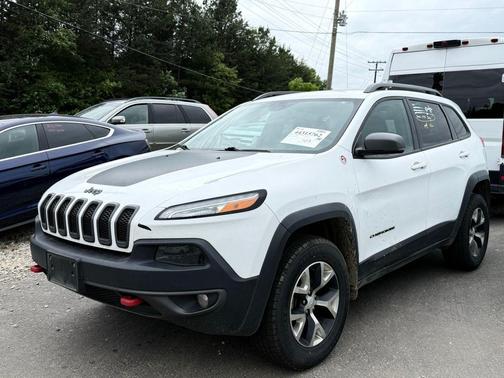 Bright White Clearcoat 2017 Jeep Cherokee Trailhawk
