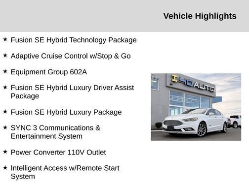 2017 Ford Fusion Hybrid SE