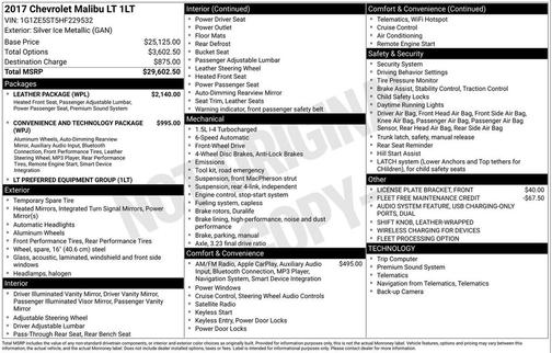 2017 Chevrolet Malibu 1LT