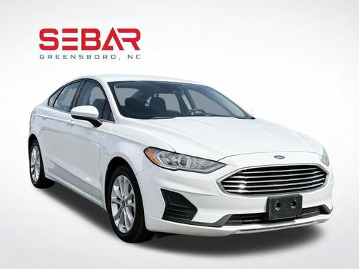 Oxford White 2020 Ford Fusion Hybrid SE
