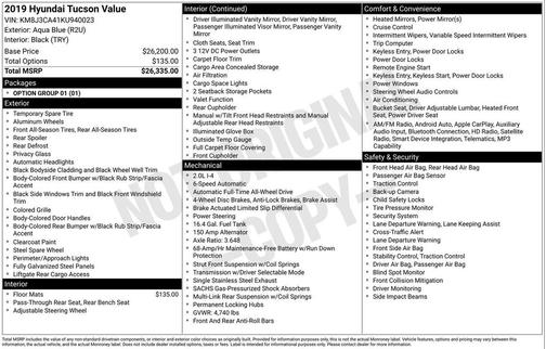 2019 Hyundai TUCSON Value