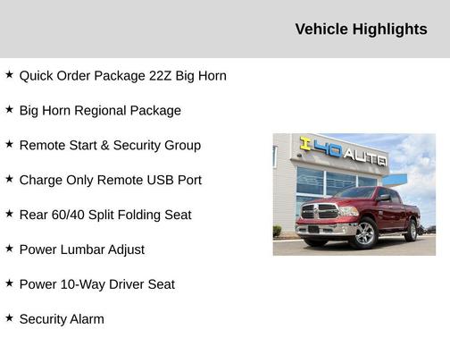 2015 RAM 1500 Big Horn