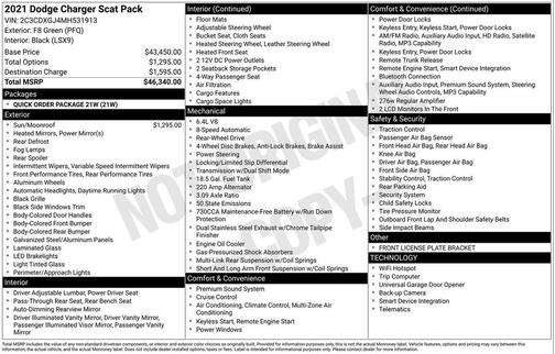 2021 Dodge Charger R/T Scat Pack
