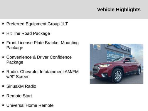 2019 Chevrolet Traverse LT Cloth