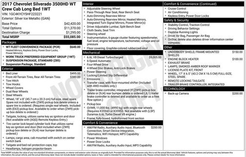Silver Ice Metallic 2017 Chevrolet Silverado 3500 WT