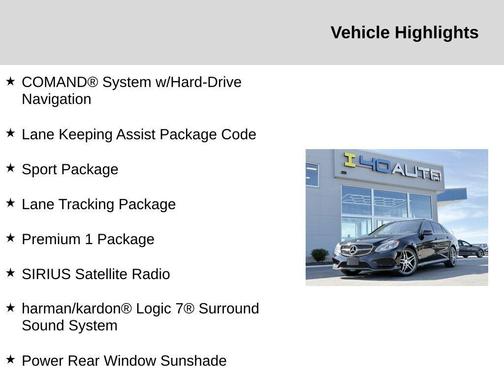 2014 Mercedes-Benz E-Class E 350