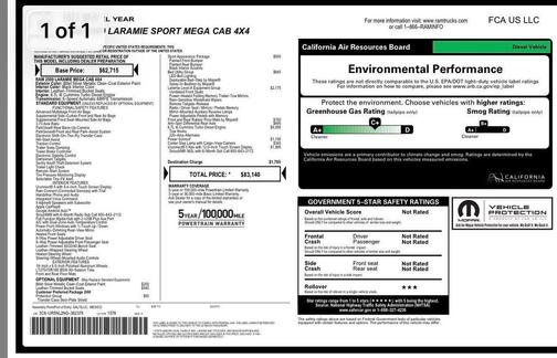 Billet Silver Metallic Clearcoat 2022 RAM 2500 Laramie Mega Cab 4x4 6'4' Box