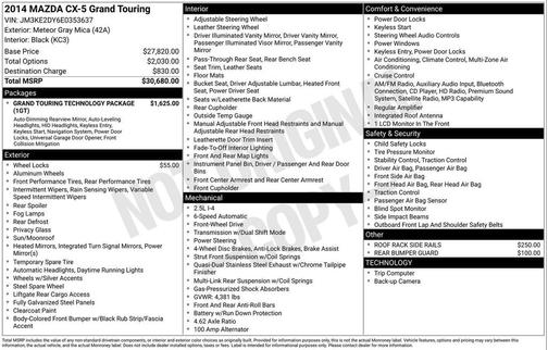 2014 Mazda CX-5 Grand Touring