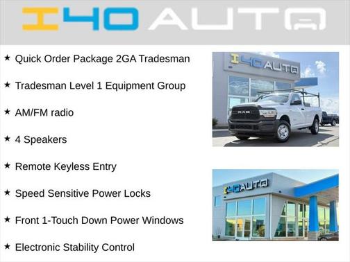 2021 RAM 2500 Tradesman Regular Cab 4x2 8' Box