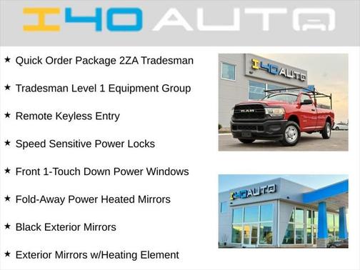 2019 RAM 2500 Tradesman Regular Cab 4x2 8' Box