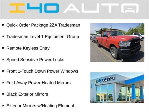 2019 RAM 2500 Tradesman Regular Cab 4x2 8' Box