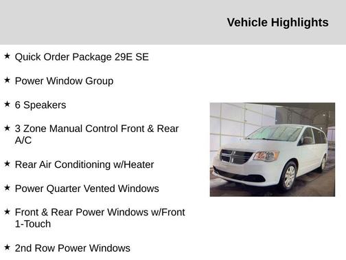 2016 Dodge Grand Caravan AVP/SE