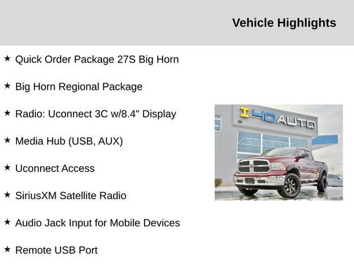 2017 RAM 1500 Big Horn