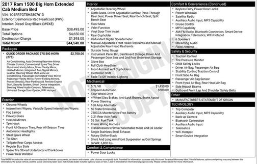 2017 RAM 1500 Big Horn