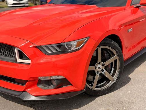 Competition Orange 2015 Ford Mustang GT Premium