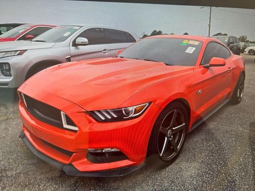 Competition Orange 2015 Ford Mustang GT Premium