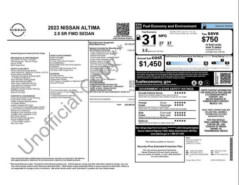 Deep Blue Pearl 2023 Nissan Altima SR FWD