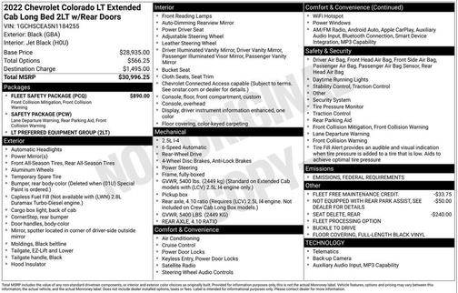 2022 Chevrolet Colorado LT