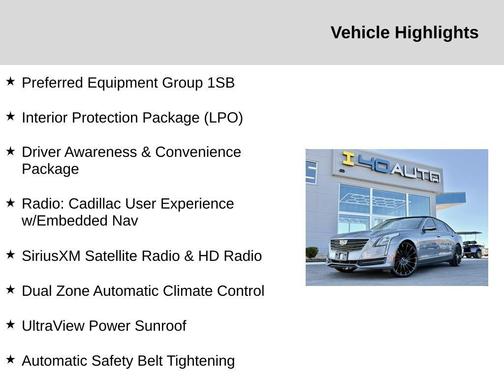 2018 Cadillac CT6 3.6L Base