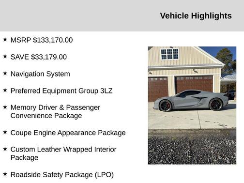 2024 Chevrolet Corvette E-Ray RWD Coupe 3LZ