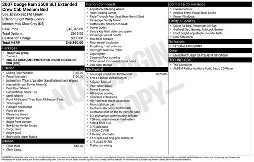 2007 Dodge Ram 3500 SLT